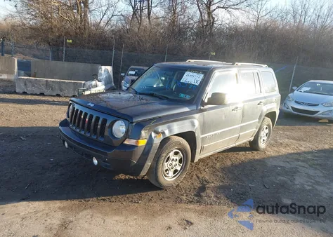 2014 Jeep Patriot Sport z USA, uszkodzony, nr VIN 1C4NJRBB9ED644215